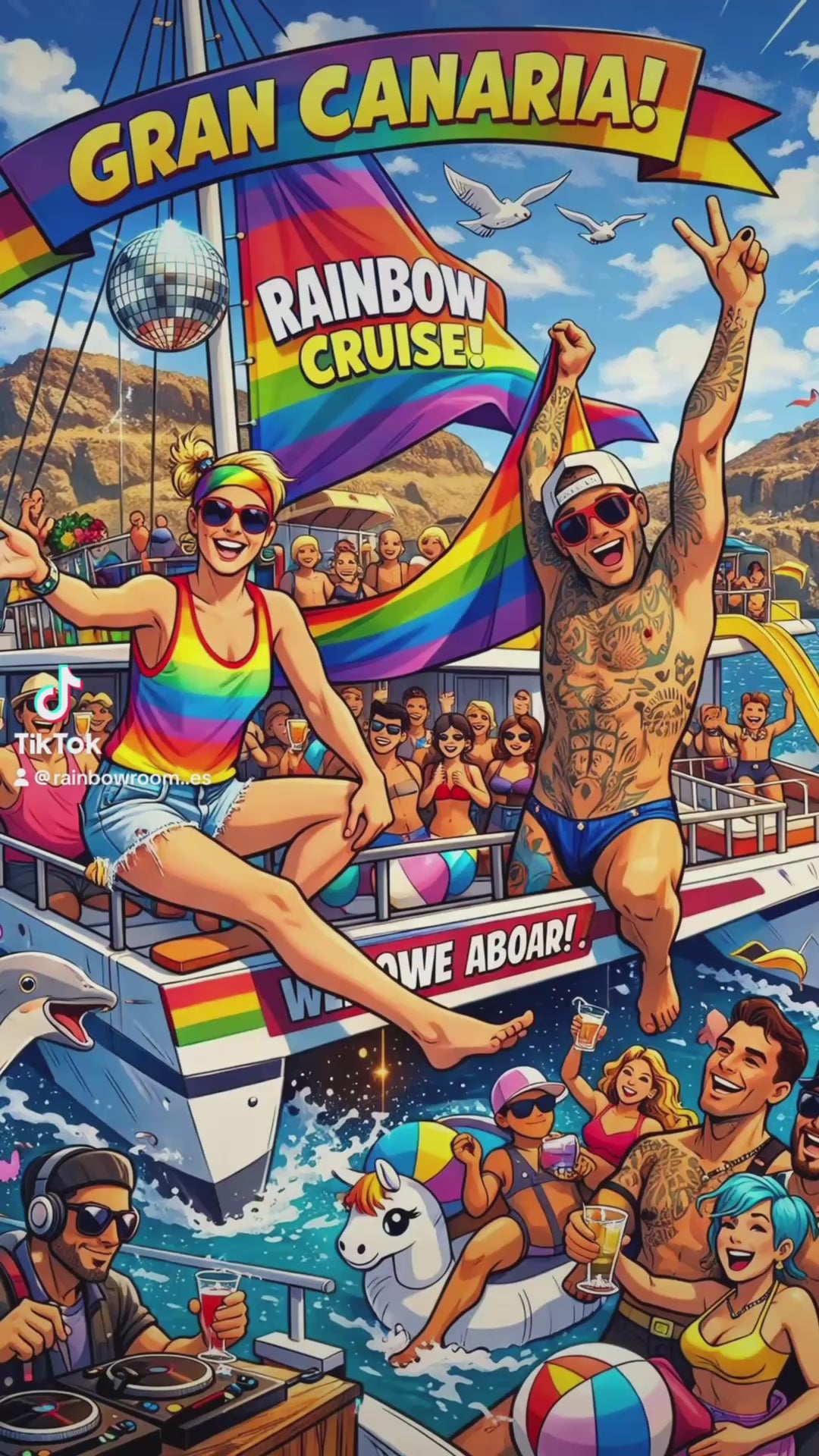 Rainbow Room Boat Party - Sunday Cruise